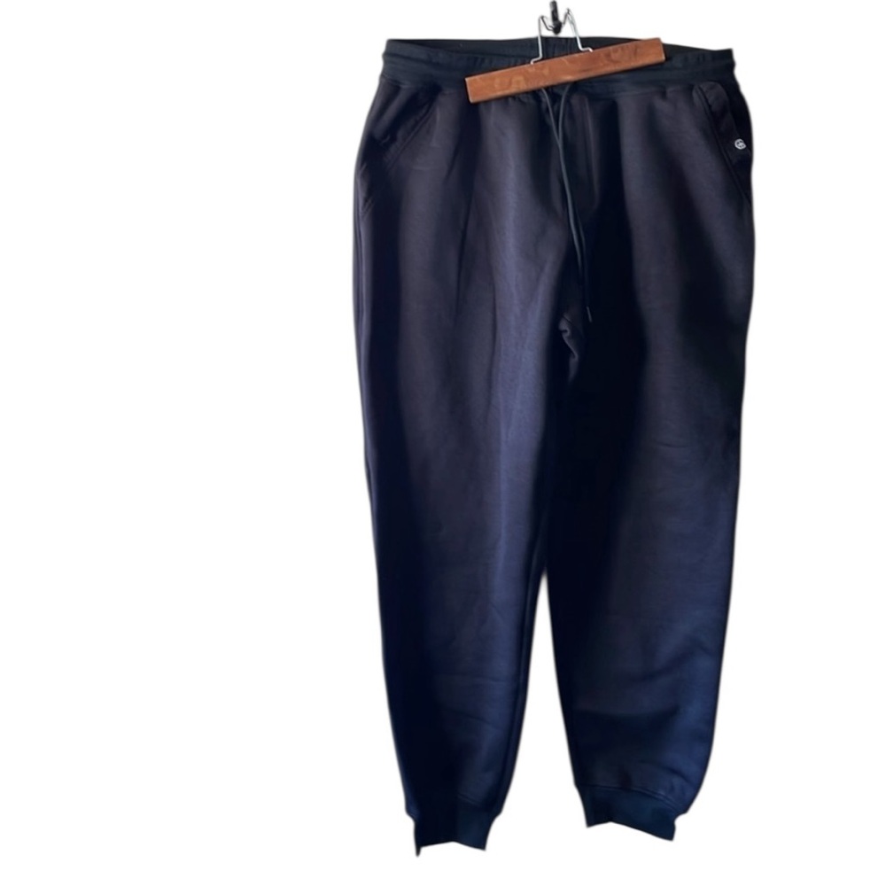 Men's Black Jogger Pants - Casual Drawstring Sweatpants